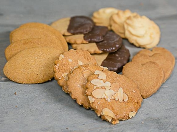 Koekjes en luxe koekjes verpakt